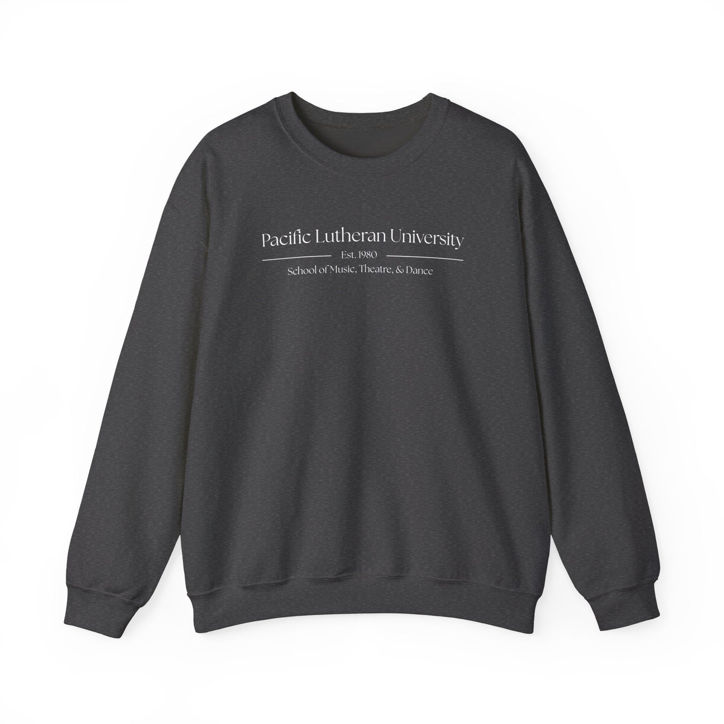 PLU School of Music, Theatre, and Dance Crewneck Design 1