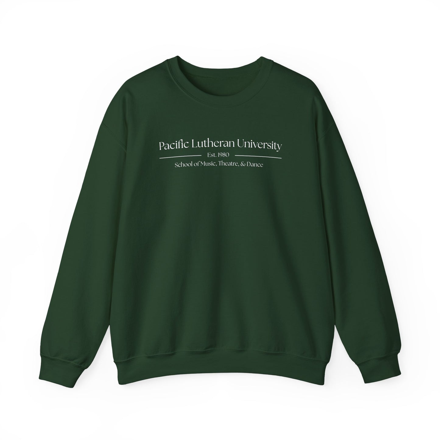 PLU School of Music, Theatre, and Dance Crewneck Design 1
