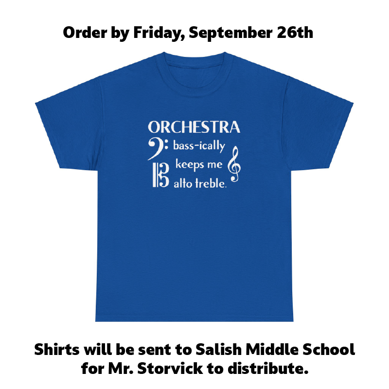 Orchestra Bassically Keeps Me Alto Treble T-Shirt